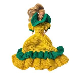 Vtg 1966 Mattel Bronze Hair Blue Eyes Twist Turn Barbie Doll Bendable Knee Taiwa